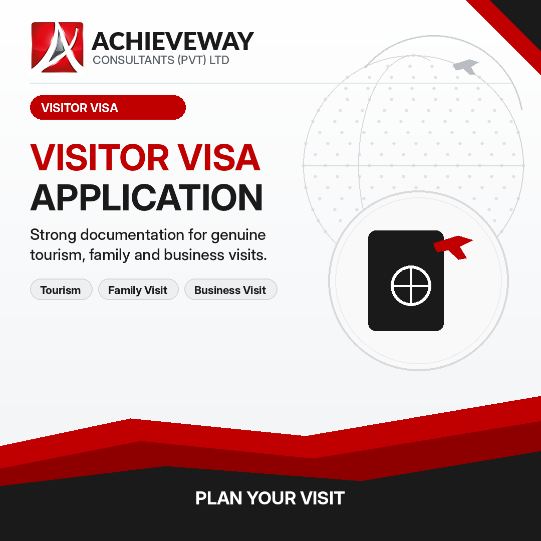 Visitor Visa Application by Achieveway Consultants
